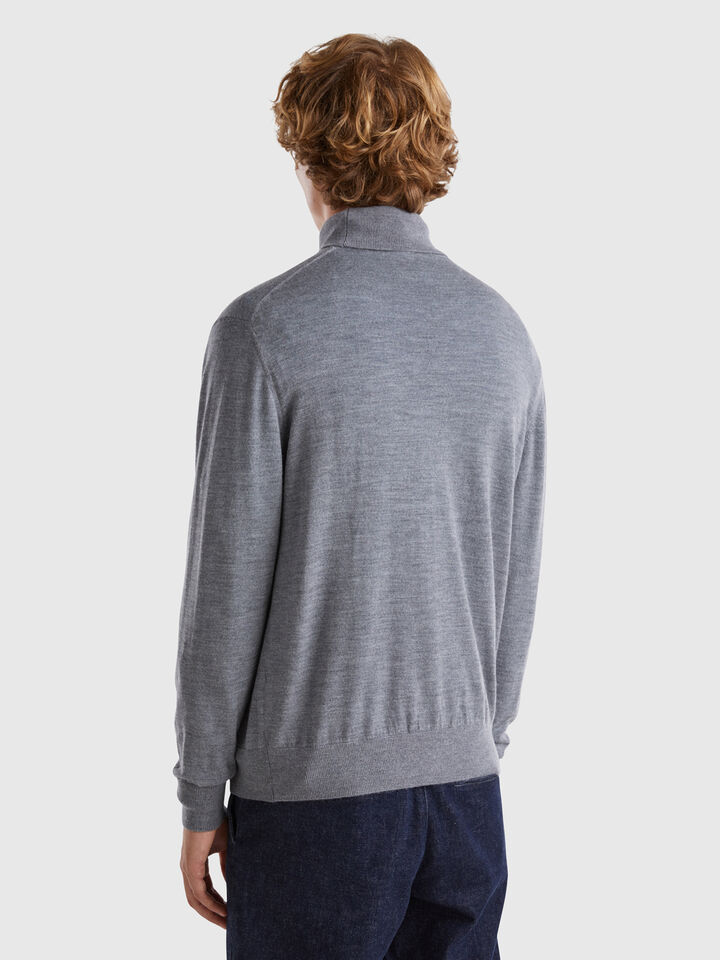 TURTLE NECK SWEATER Men image number 2